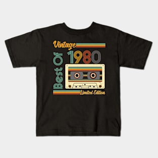 Vintage Best Of 1980 Limited Edition Kids T-Shirt